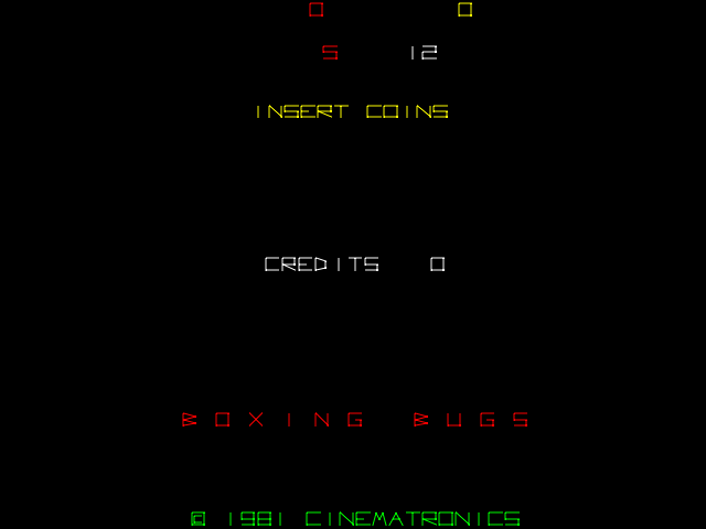 Boxing Bugs Title Screen